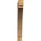 Ekena Millwork Thorton Block Rough Sawn Bracket, Western Red Cedar, 4"W x 34"D x 34"H BKT04X34X34THR05RWR - alternate 3